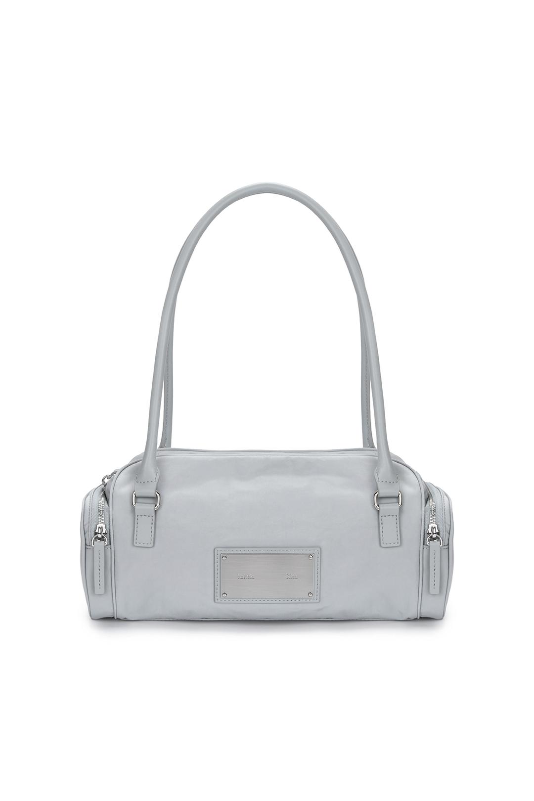 NYLON BOSTON BAG IN GREY