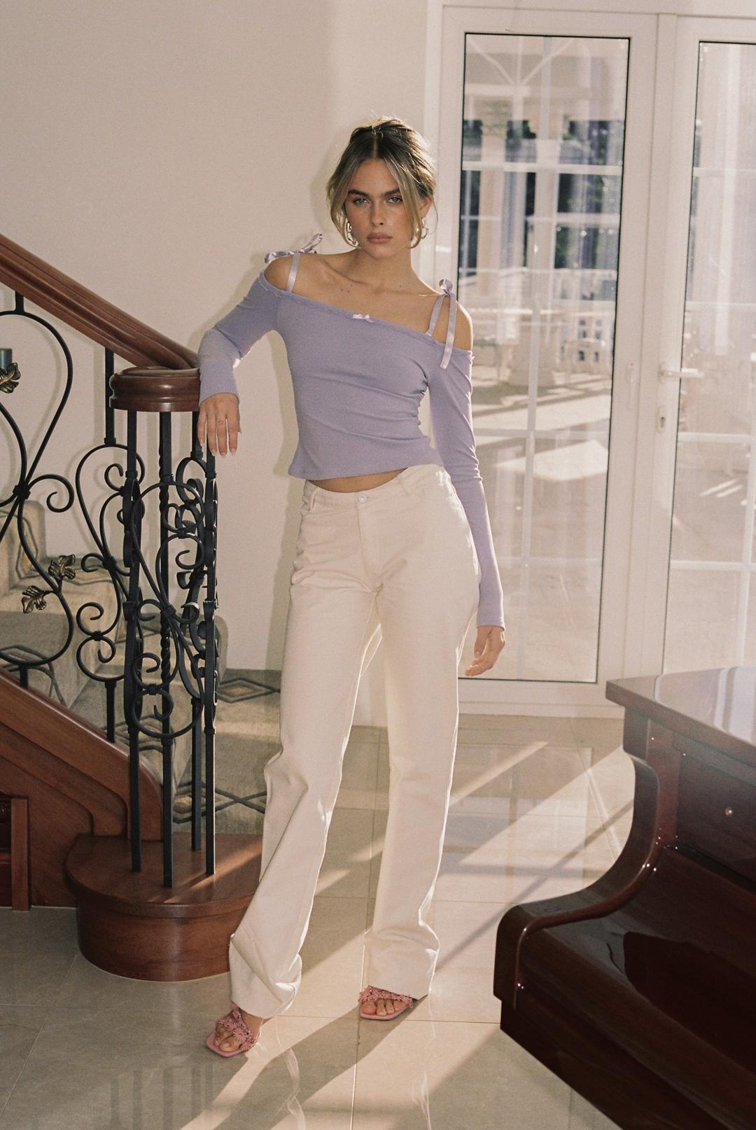 Harmony Pant in Cream - XS (6)