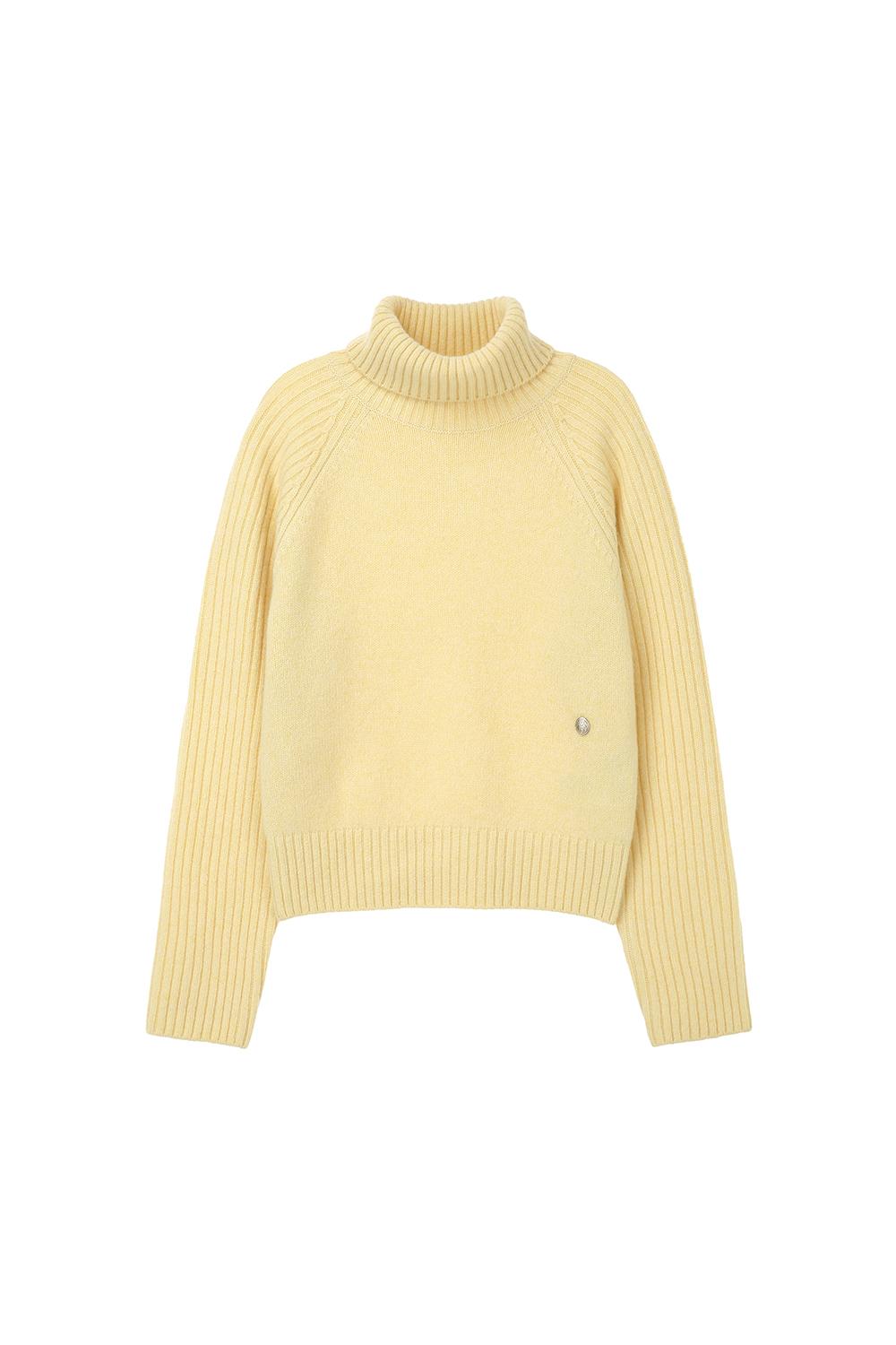 Basic Turtleneck, Yellow