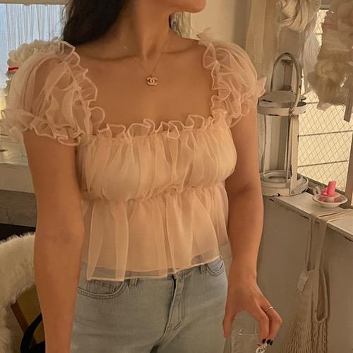 Pure see-through top