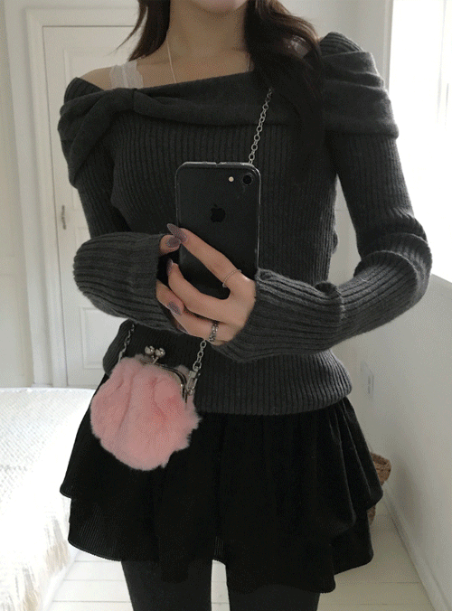 [윈터템/주문최고☃️]벨라 리본 니트 (3color) / 인스타문의 폭주 상품!