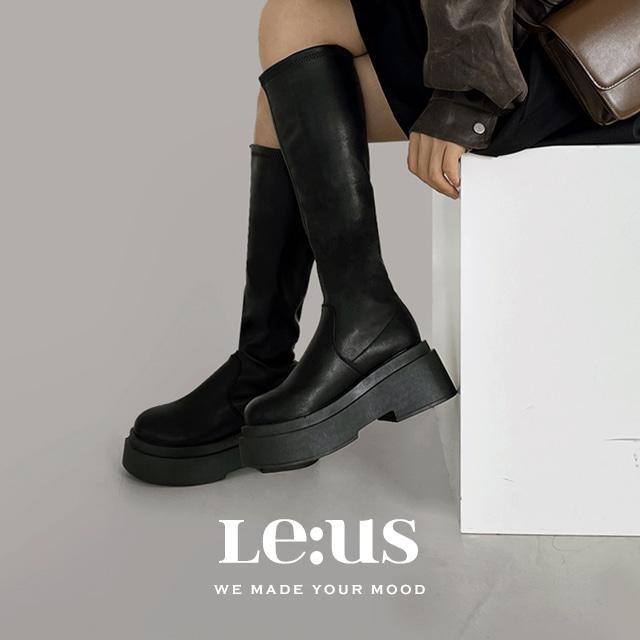 더르어스 (BEST후기/당일발송) [MADE] 커스틴 스판 삭스 통굽 롱부츠&앵클부츠2TYPE (7cm/5cm) 플랫폼 데이트룩 슬림핏