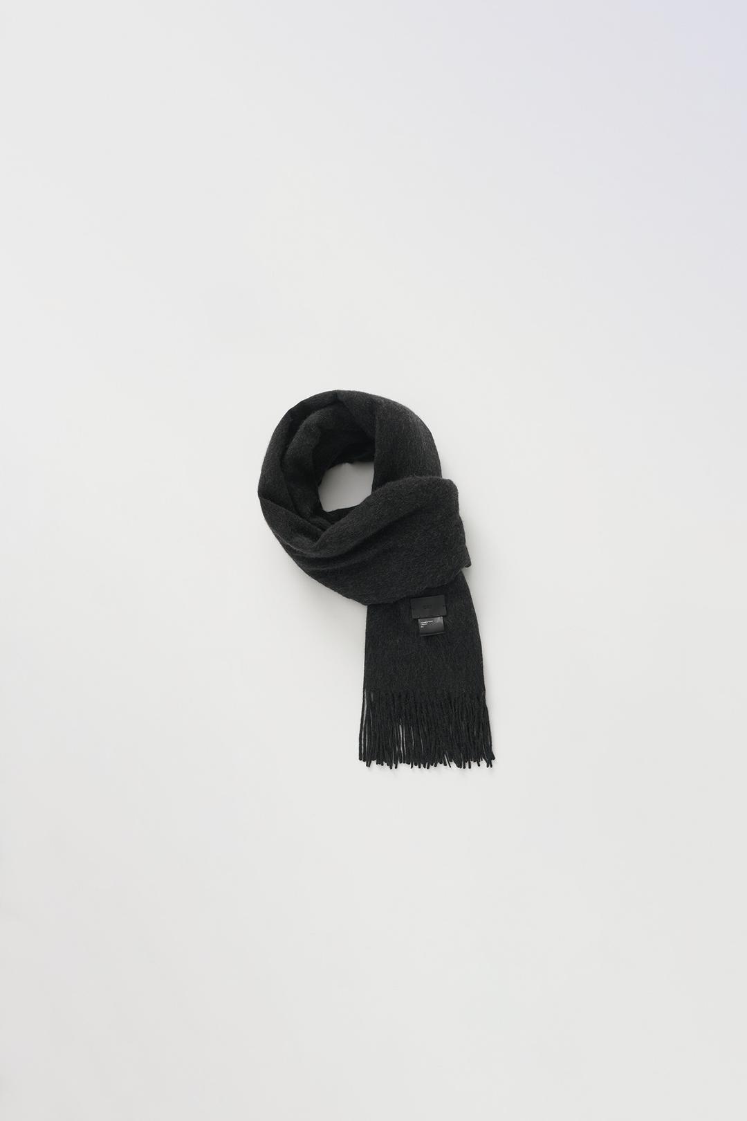 (Exclusive) Cashmere Scarf Charcoal