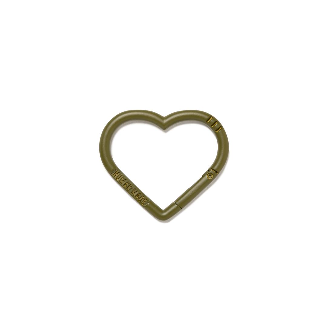HEART CARABINER - OLIVEDRAB / F