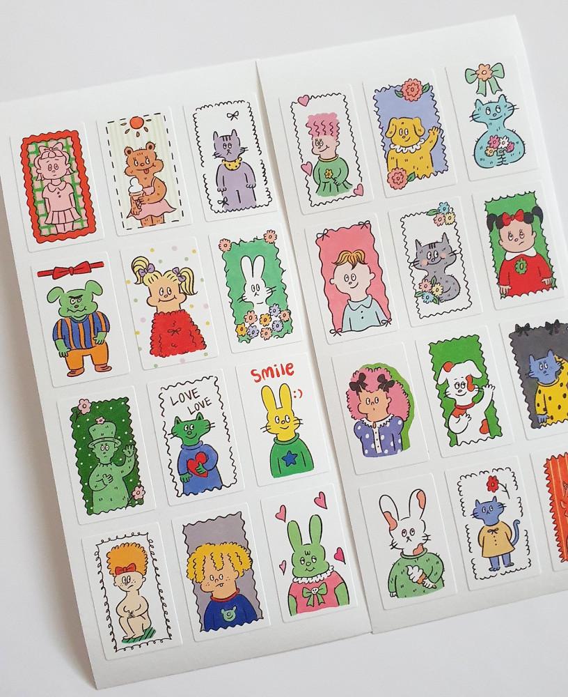 드로잉스티커세트