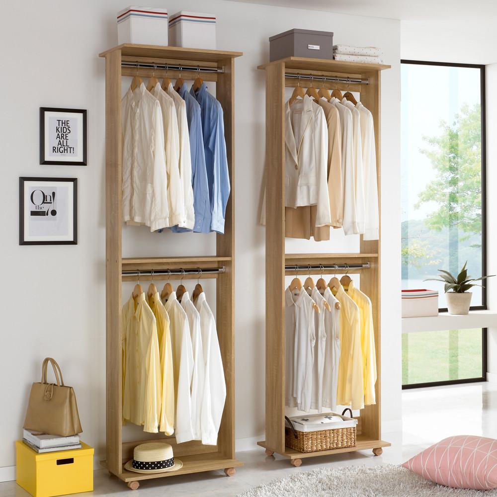 이동식 2단 행거 스탠드 옷걸이 드레스룸 시스템 행거