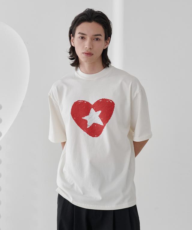 【ADER ERROR】 Twin heart logo t-shirt ◇送料無料◇ADER ERROR TWIN HEART LOGO T-SHIRT◇男女共用