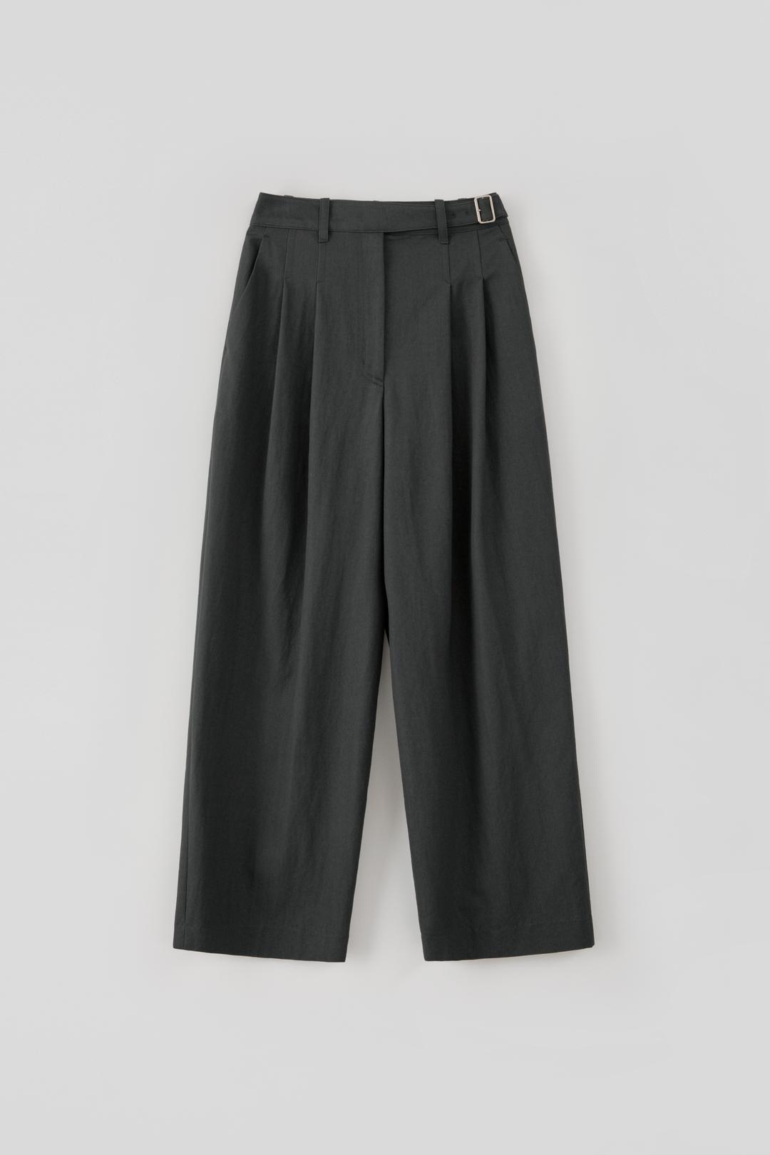 Gurkha Tuck Pants_Charcoal