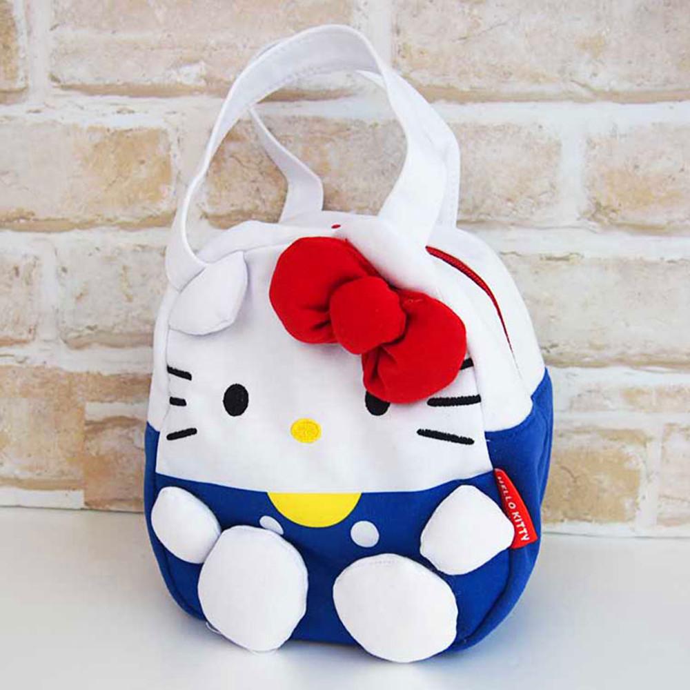 스케이터 헬로키티 스웨이드 토트 입체백 (손가방)