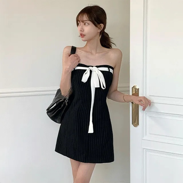 [유니크📷] 스트라이프 탑원피스 / 탑 리본원피스 미니원피스 단가라원피스 여름원피스 여행원피스 파티원피스 클럽 섹시원피스 슬림원피스 데님원피스 청원피스 머메이드원피스 a라인 h라인 원피스 봄원피스 레이어드원피스 비치원피스 튜브탑 탱크탑 브라탑 바캉스 호캉