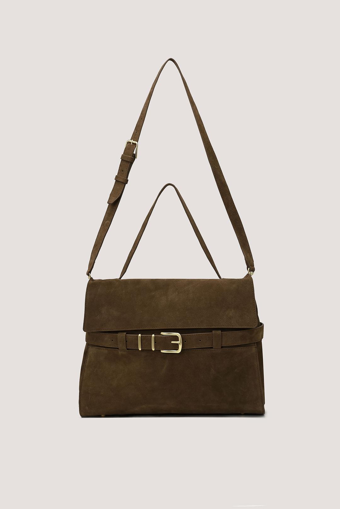 Buckle Strap Shoulder Bag