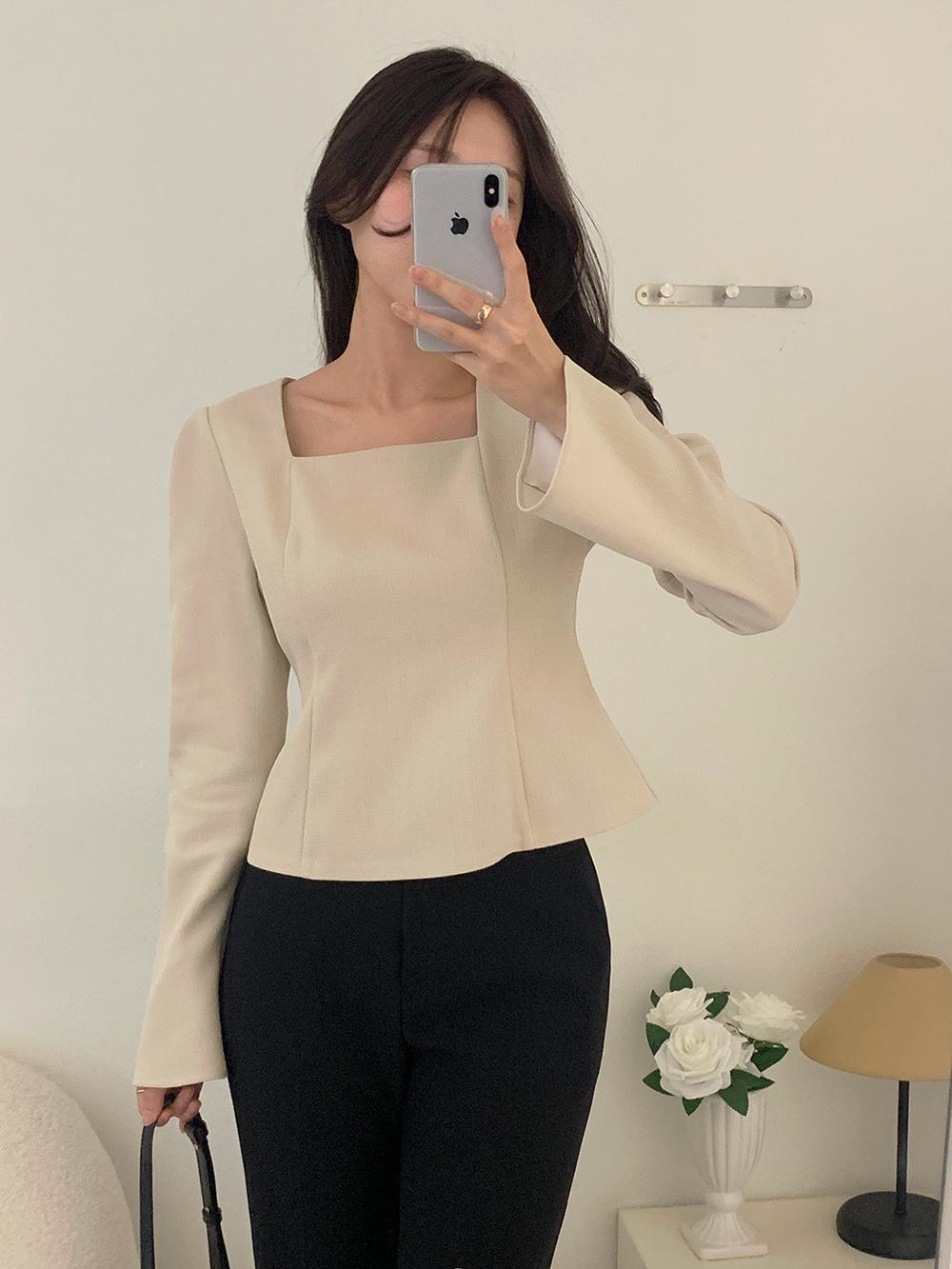 [made/바로배송] 벨라 트위드 블라우스