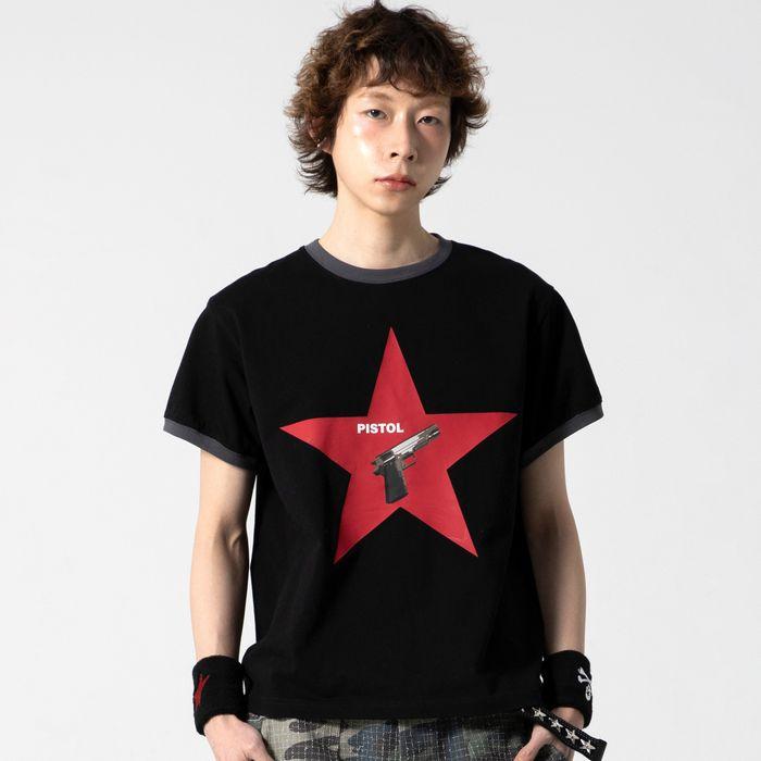 GT122 피스톨 스타 링거 티셔츠 (BLACK)