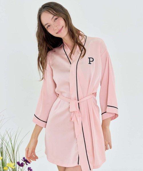 ROOKIE SATIN PINK GOLF ROBE (W/POUCH)