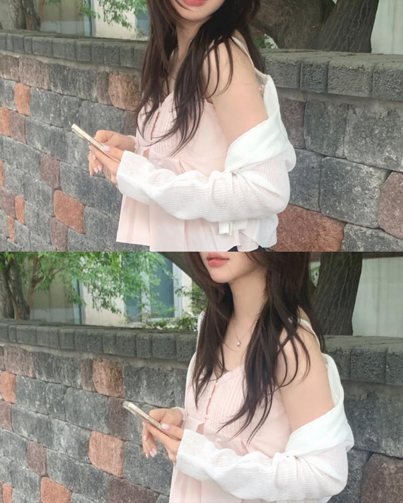 [나시블라우스] 로시 핀턱 sleeveless top