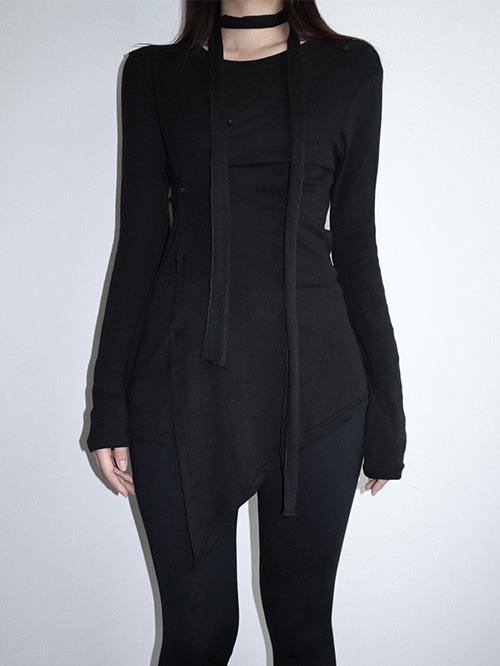 SCARF CARDIGAN, 3color