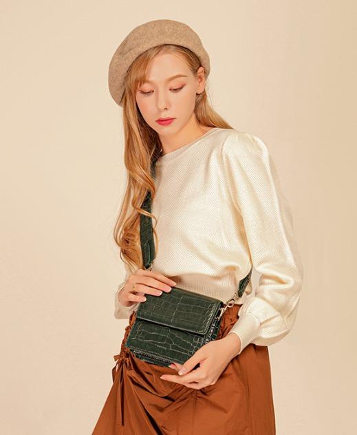 [록체] Claire Mini Bag Green