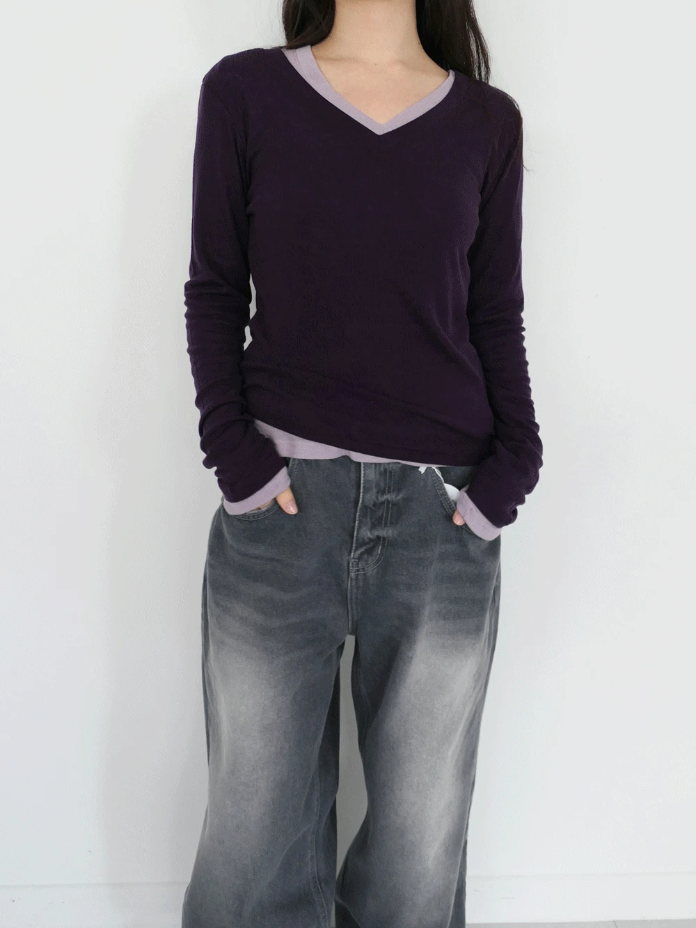 레스 텐셀 브이넥 티 (3c)