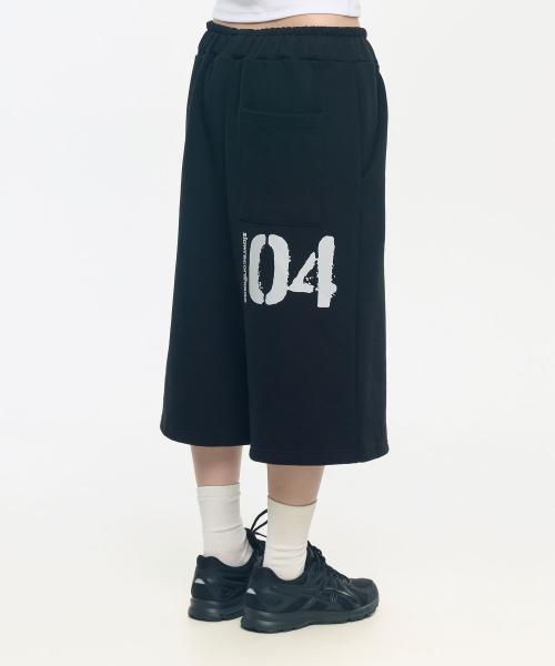 04 버뮤다 스웻 팬츠_블랙