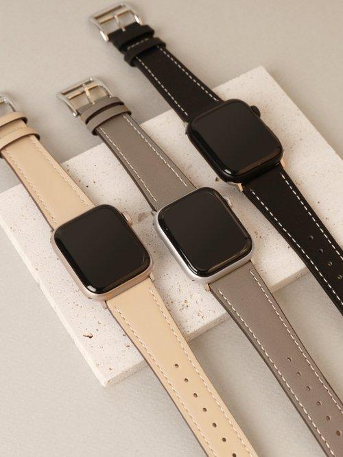애플워치 전기종 7/6/5/4/3/2/SE 세대 가죽 밴드 스트랩 38/40/41mm