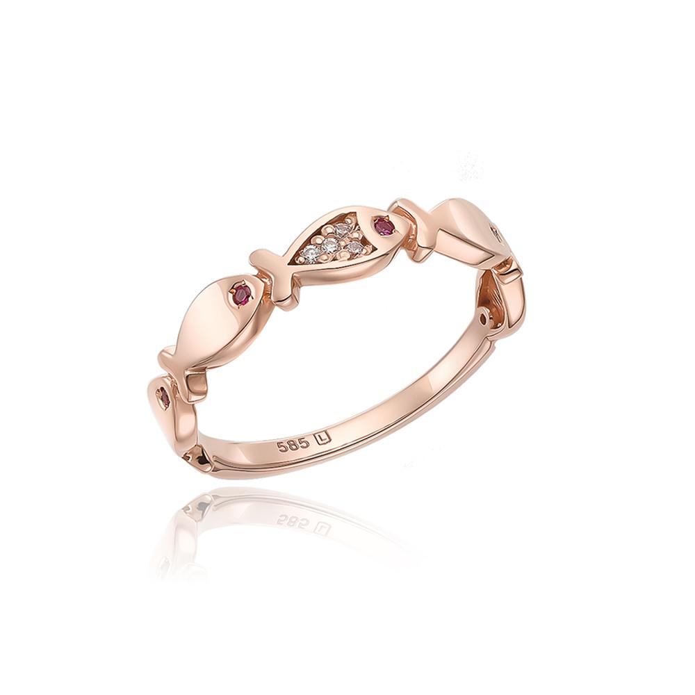 탄생석 행운 볼륨 물고기 반지 | 로이드 공식몰