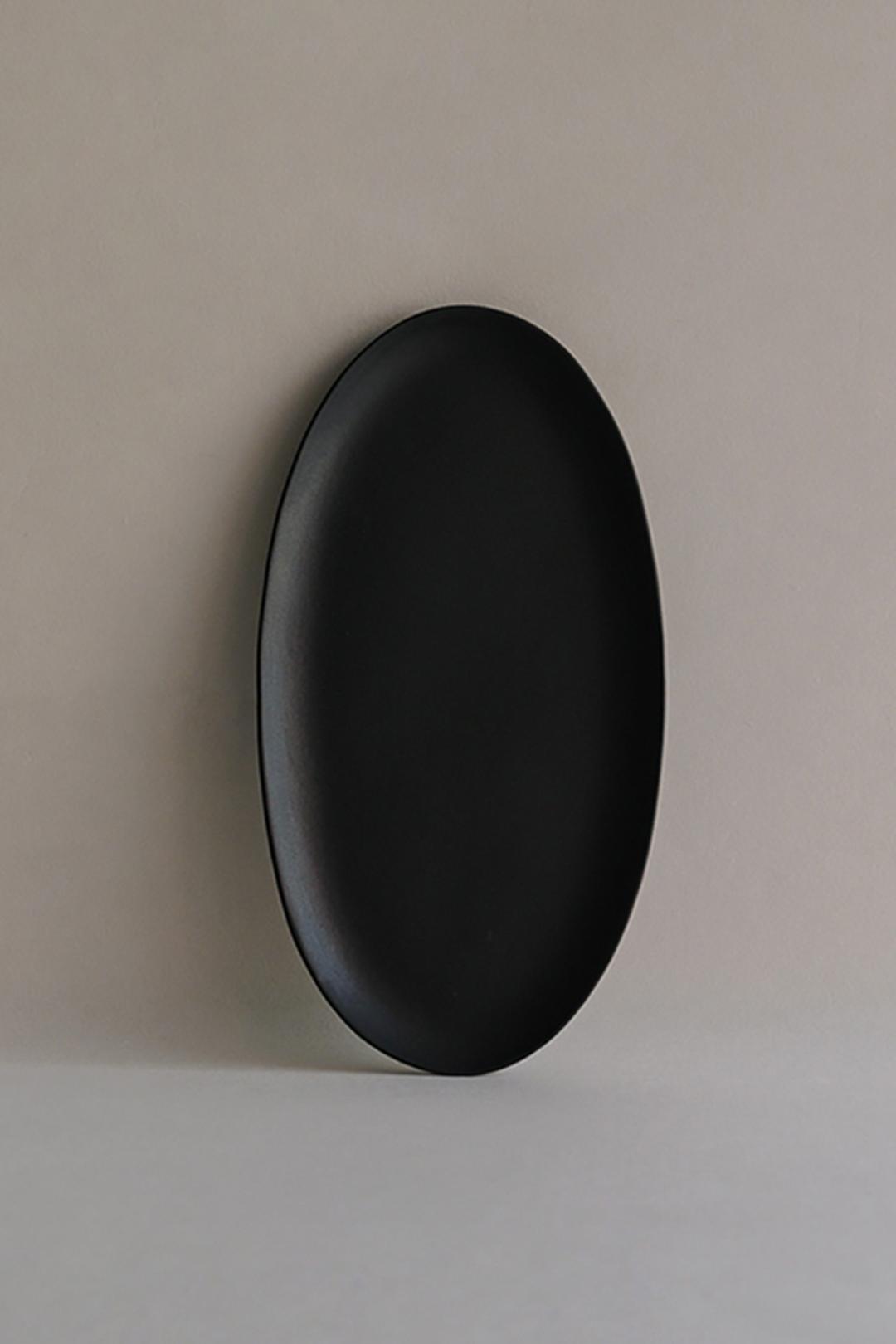 Oval Plate｜Black
