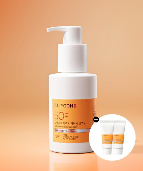 저자극 이지워시 선크림 150ml (+30ml 2개 증정)