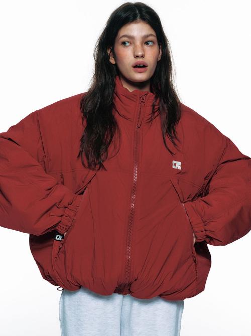 CENTAUR OVERSIZED PADDED JUMPER_RED