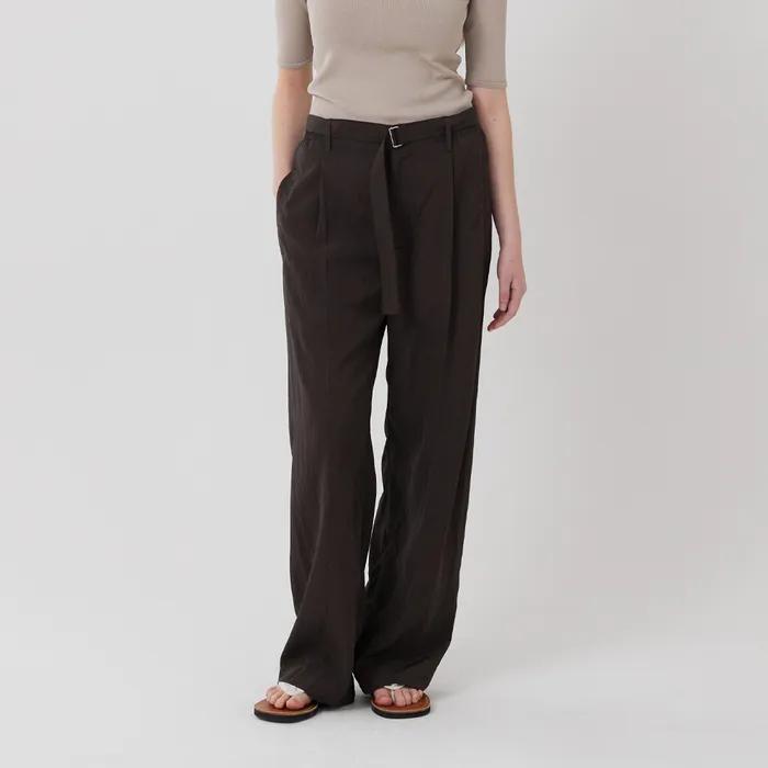 Vaine Belted Pants (Khaki)