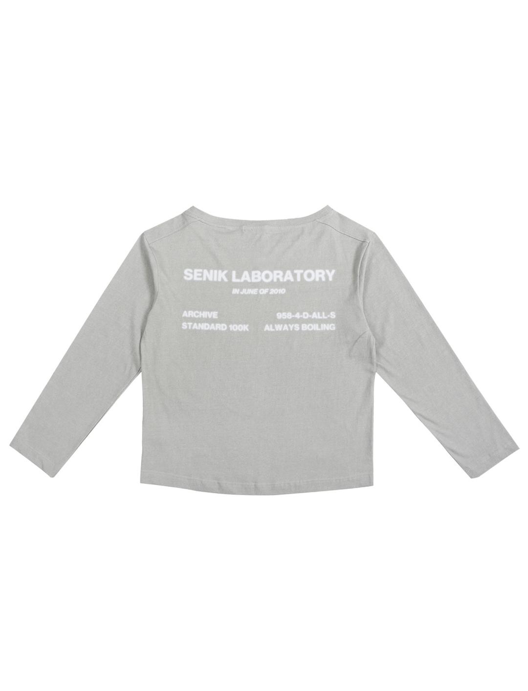 Champs string long sleeve - Light grey