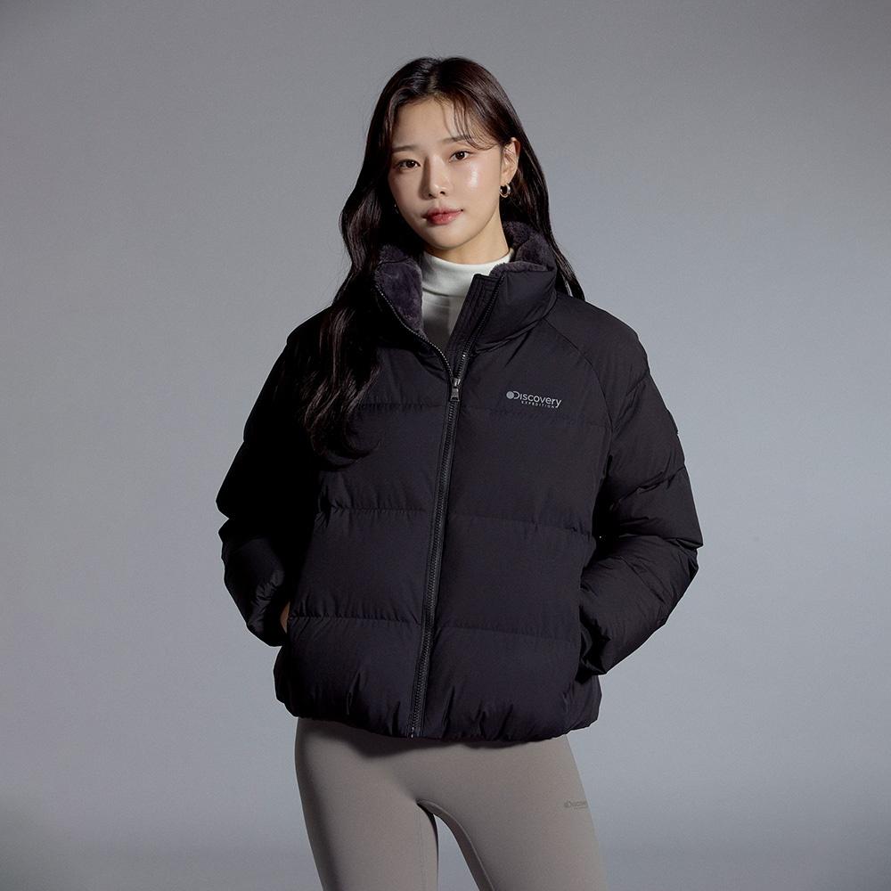 여성 올리브 RDS 숏패딩 (BLACK)