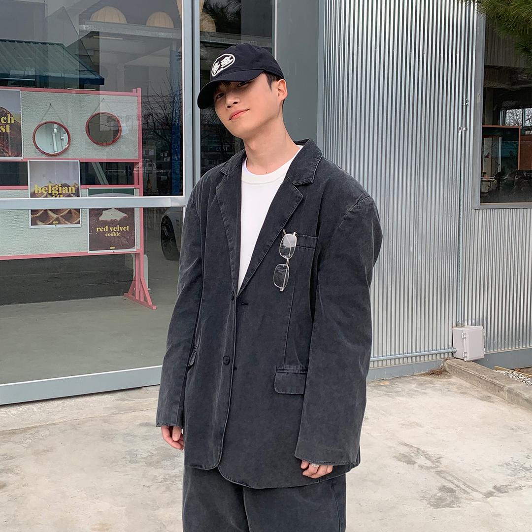 빈티지 데인 오버 블레이저 (Set up / One color)