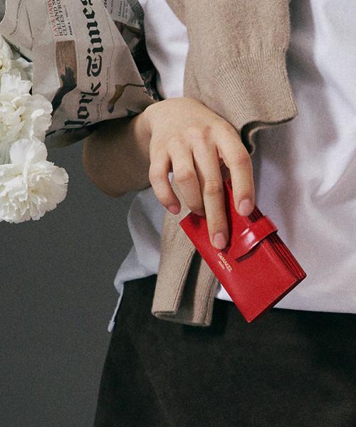 Folding wallet-tomato red