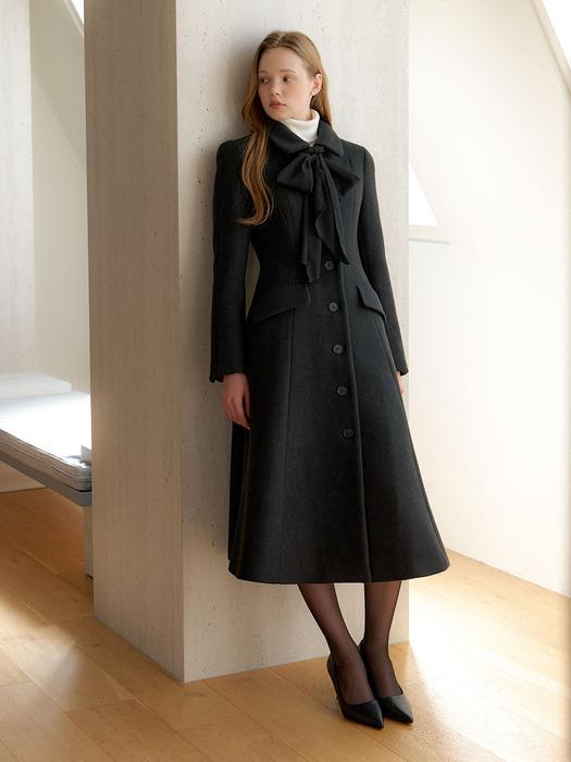 Signature Wool Flare Coat / Black(2color)