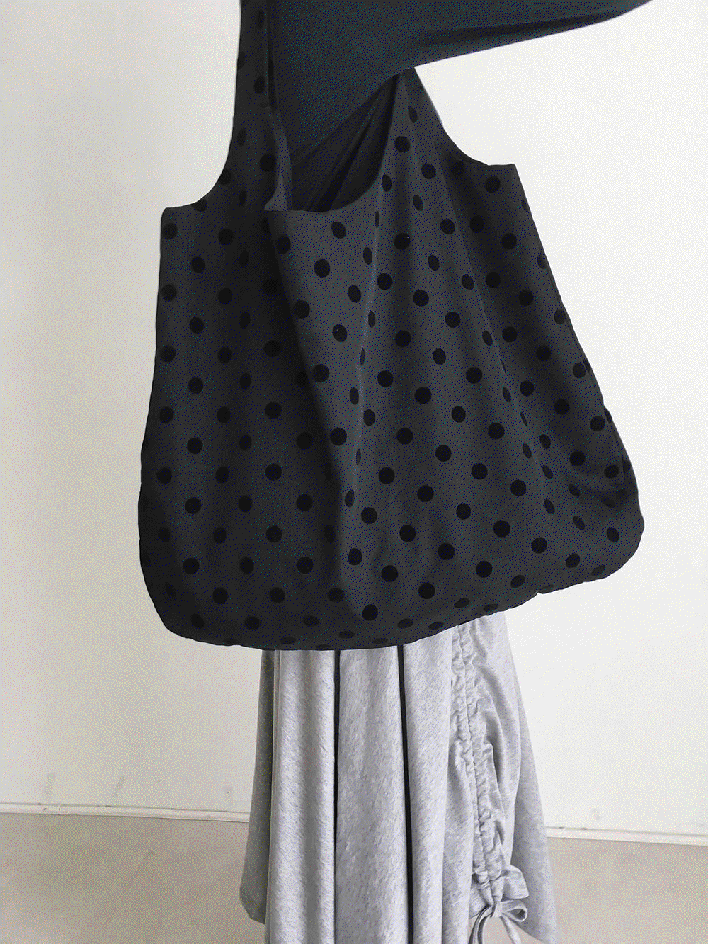 도트 빅 숄더백 (2colors)