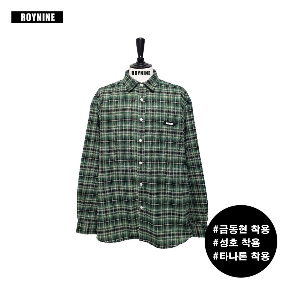 그린 체크 셔츠 - 이펙스 금동현, 보이넥스트도어 성호, 더윈드 타나톤 협찬