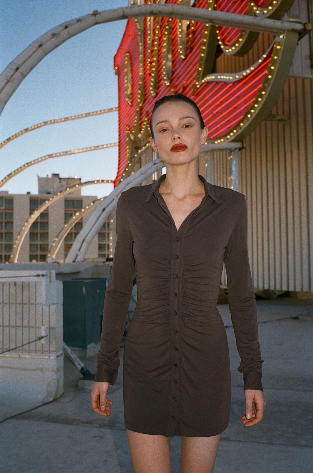 Andy Dress | Chocolate - S