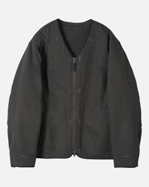 [ROUGH SIDE] SHERPA ZIP LINER REVERSIBLE  (CHARCOAL) *HAVATI EXCLUSIVE
