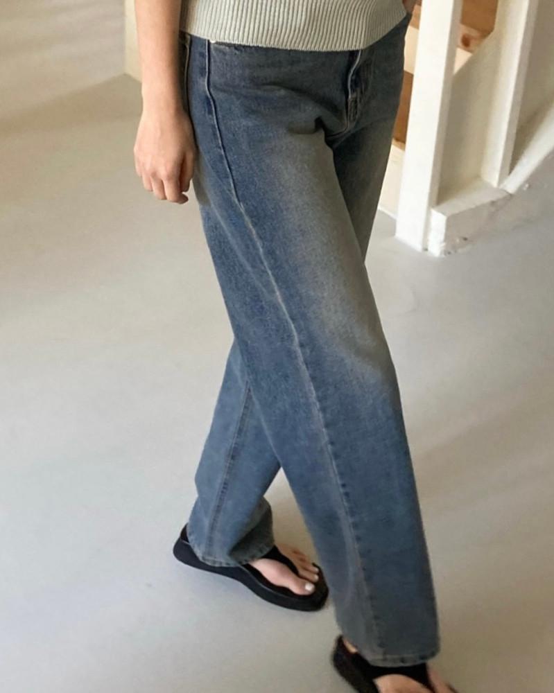 OBJECT 오브젝트 로드 워싱 데님 팬츠 (1color)