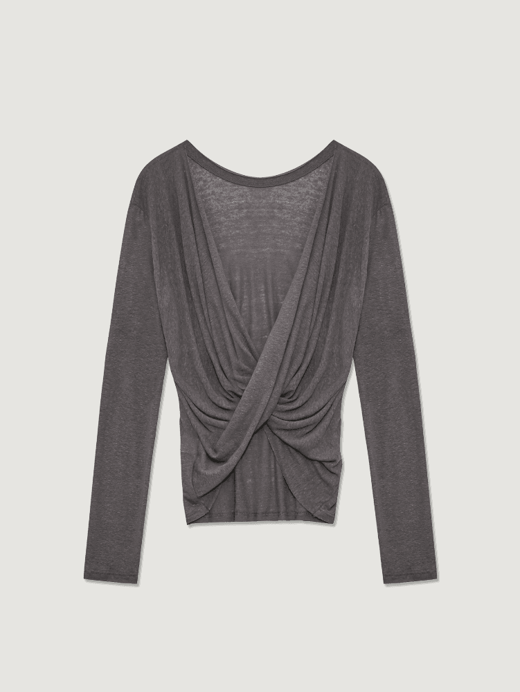 back shirring tee [3color]