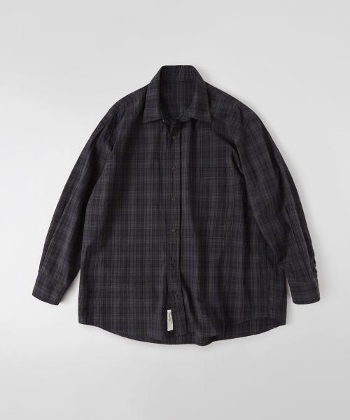 라퍼지스토어(LAFUDGESTORE)  클래식 오버핏 타탄 체크 셔츠_Black Check - 사이즈 & 후기 | 무신사