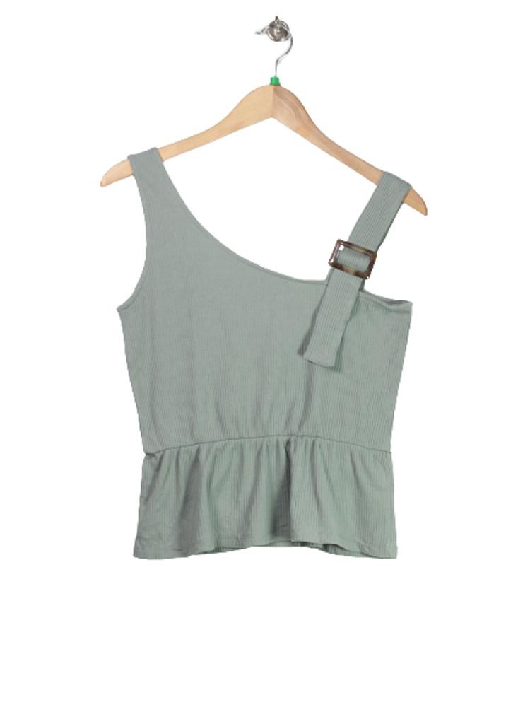 [중고] AQUAHISTORY 민트 원숄더 탑