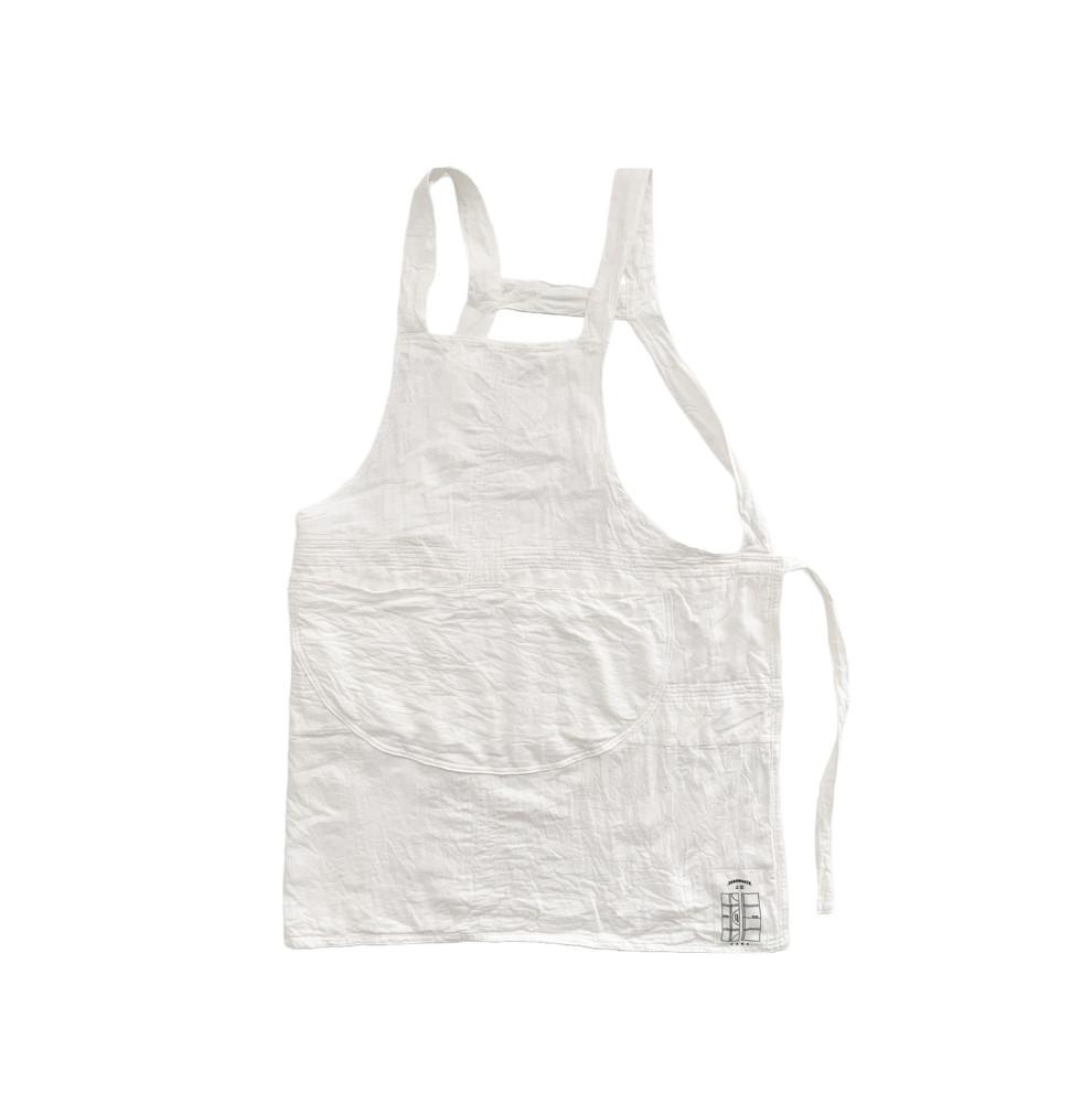 [지향사] H끈 반달 주머니 소창 앞치마