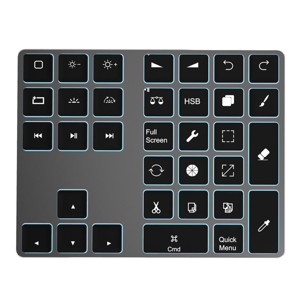 프로크리에이트 백라이트 procreate 키보드 블루투스 단축 키패드 FUNKING FBK28