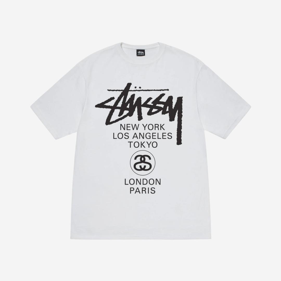 Stussy World Tour T-Shirt White 2024