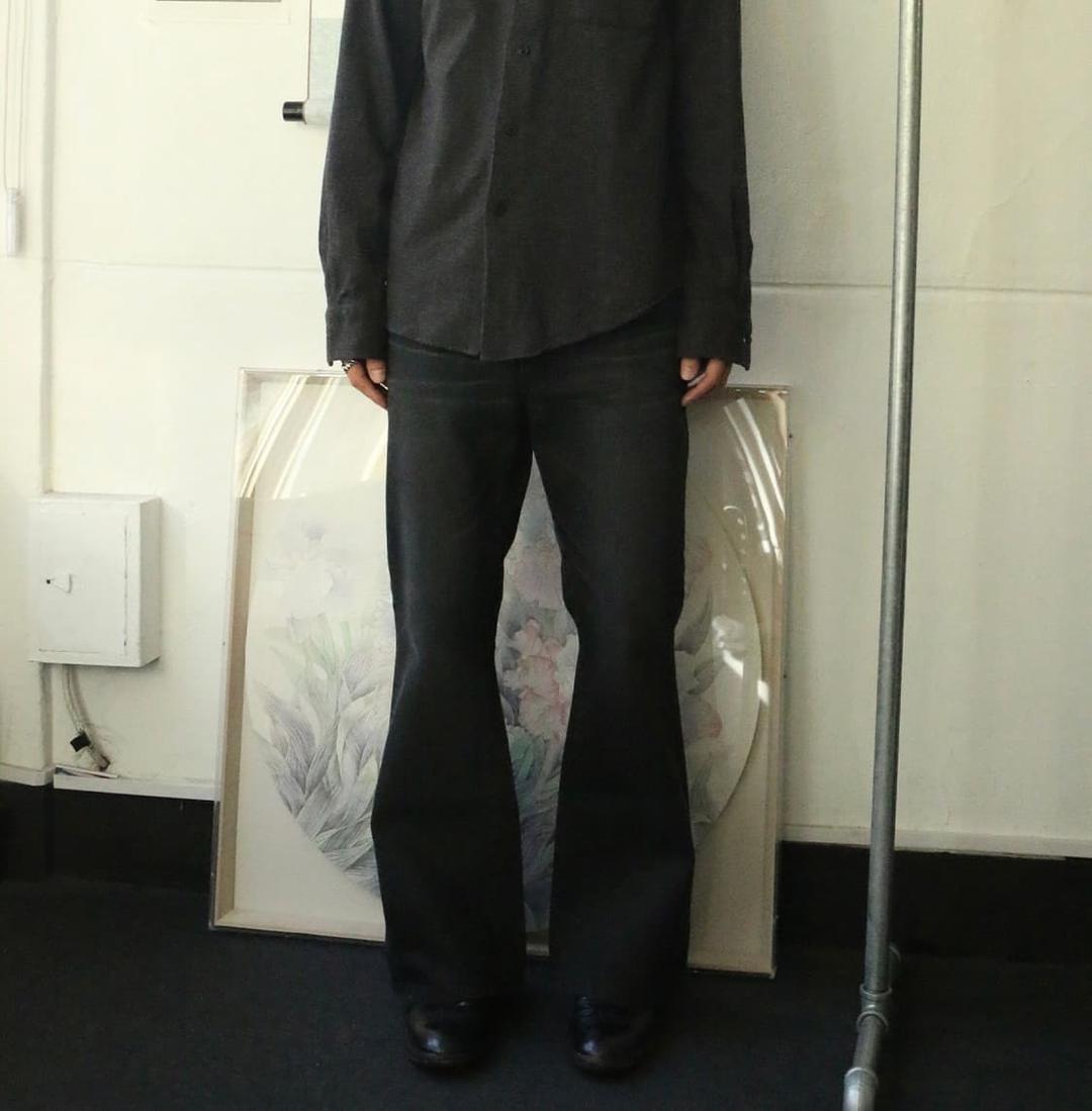 존 로렌스 설리반 블랙 부츠컷 데님팬츠  | 후루츠패밀리