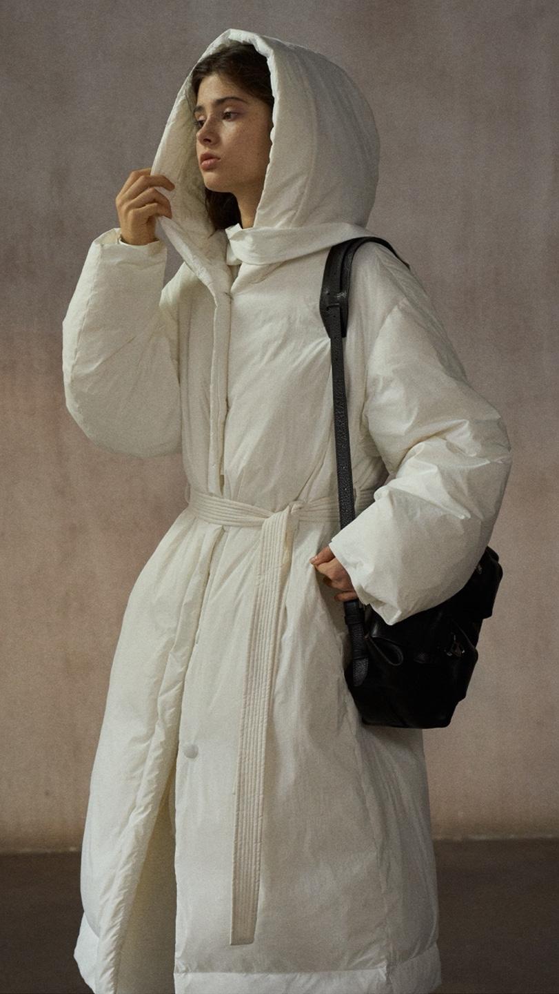 마시멜로 후드 웜 다운 재킷(신상품 타임 세일가10월 27일 까지)