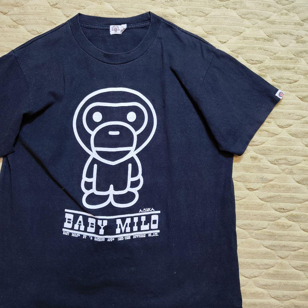 BABYMILO　半袖Tシャツ　ブラック　L　　00s　アベイシングエイプ