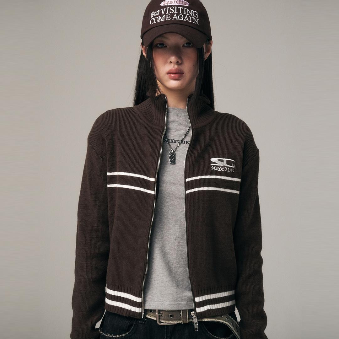 SQ Knit Zip-up - 3color