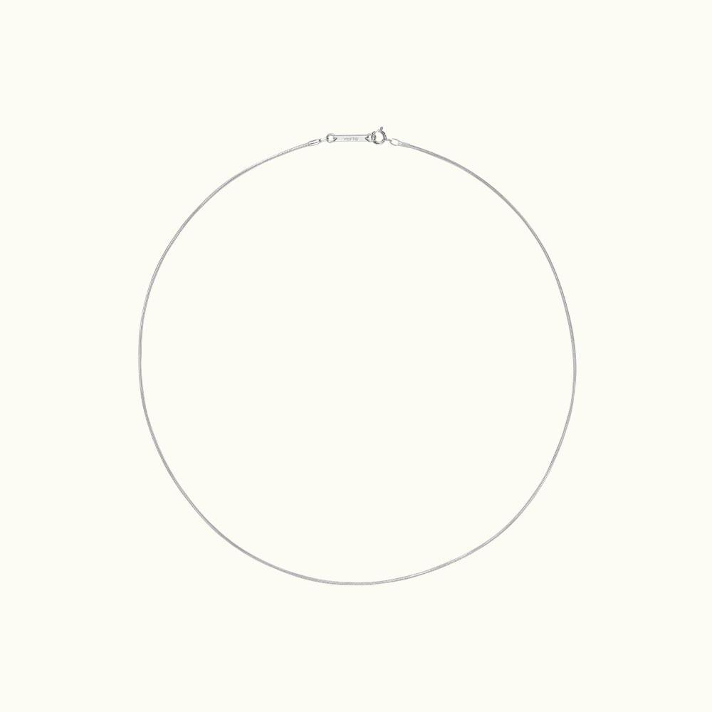 [28차 리오더][베흐트] soir necklace (silver) / 925실버 소이어 스네이크 체인 목걸이